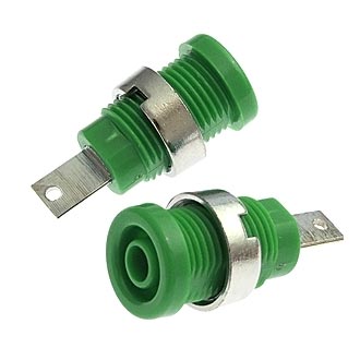 
						Разъёмный кабель ZP013 4mm Panel-mount Socket,GREEN