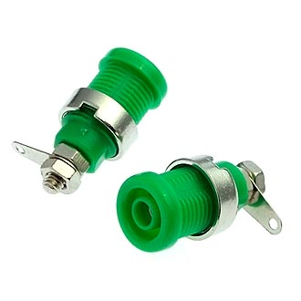 
						Разъёмный кабель ZP016 4mm Panel-mount Socket,GREEN