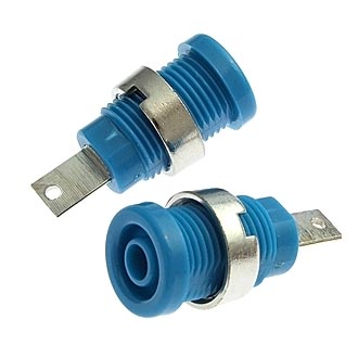 
						Разъёмный кабель ZP013 4mm Panel-mount Socket,BLUE