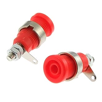 
						Разъёмный кабель ZP012 4mm Panel-mount Socket,RED