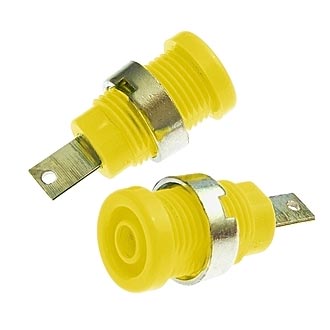 
						Разъёмный кабель ZP013 4mm Panel-mount Socket,YELLOW