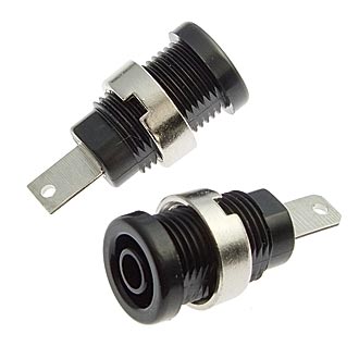 
						Разъёмный кабель ZP013 4mm Panel-mount Socket,BLACK