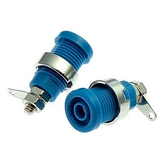 
						Разъёмный кабель ZP016 4mm Panel-mount Socket,BLUE