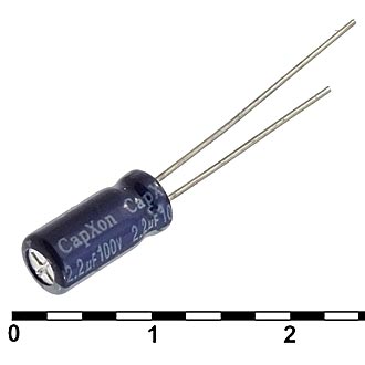 
						Электролитические конденсатор 2.2 UF 100V 85*C 5*11