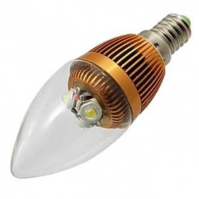 Лампа светодиодная LL74 3x1W E14 220V
