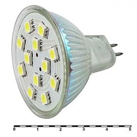 Лампа светодиодная LL-MR16A-12-2W-W 220V