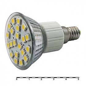 Лампа светодиодная LL-E14A-21-5W-WW