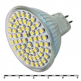 Лампа светодиодная LL-MR16A-60-3.2W-W 220V