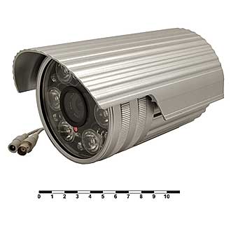 
						Видеокамера наблюдения уличная с ИК подсветкой WNK2820 (420TVL 8MM)