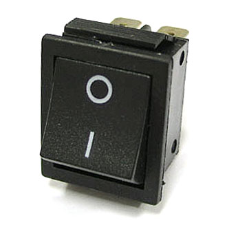 
						Клавишный переключатель RS-201-1C on-off черный