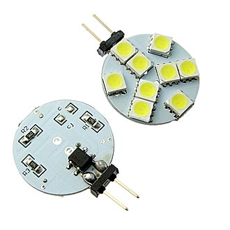 
						  G4 AC/DC 12V 9LED 5050 16Lm 1W W