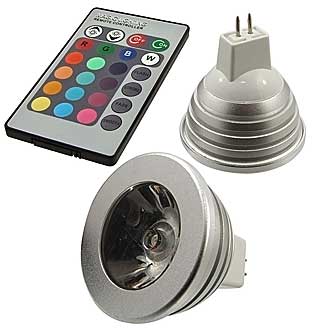 
						Лампа светодиодная LL32 1x3W MR16 12-24V RGB
