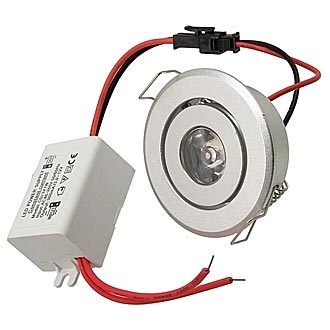 
						Светильник встраиваемый 1*1W 220v 80Lm 3200K D53