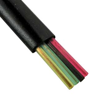 
						Телефонный кабель PVC2.2*4.70mm черный (100м)