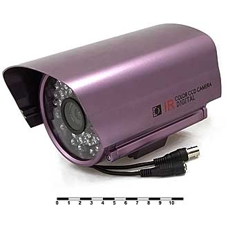 
						Видеокамера наблюдения уличная с ИК подсветкой WNK2082 (420TVL 8MM)