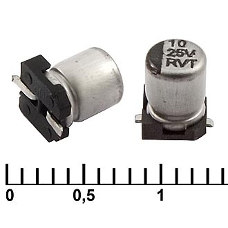 
						Чип электролит 10uF/25V 4*5.4 85°