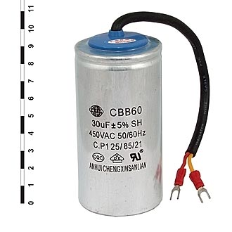 
						Пусковый конденсатор CBB60-1 30uF 450V (К78-17)