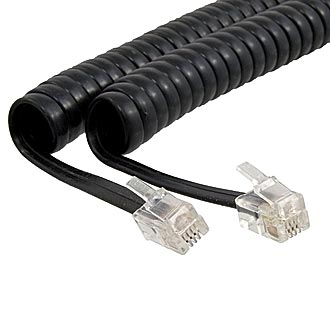 
						Телефонный кабель RJ11-4P4C black 2m (7*0.12)