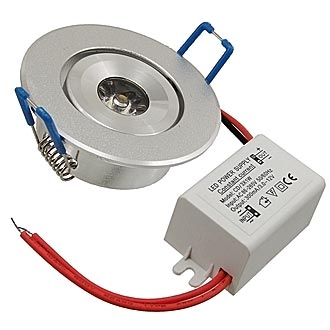 
						Светильник встраиваемый 1*1W 220v 80Lm 3200K D68 (1)