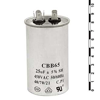 
						Пусковый конденсатор CBB65 25uF 450V