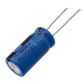 
						Электролитические конденсатор 1000 UF 35V 85*C 13*25