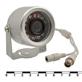 
						Видеокамера наблюдения уличная с ИК подсветкой WNK825 (420TVL 6MM)