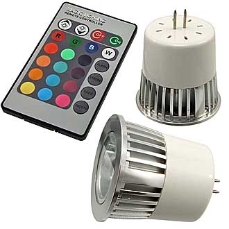 
						Освещение и индикация LL35 1x5W MR16 12-24V RGB