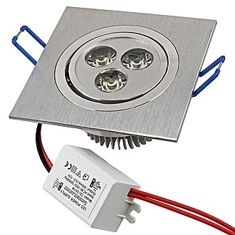 
						  3*1W 220v 220Lm 3200K 90*90