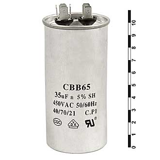 
						Пусковый конденсатор CBB65 35uF 450V