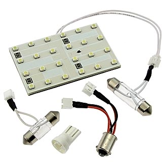 
						Автомобильное освещение 3528-SMD-24LED(24M4365W)