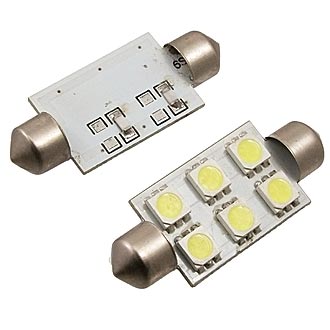 
						Освещение и индикация C5W 0.8W 6 LED 5050 16-18 LM