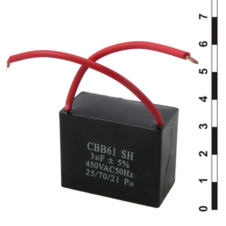 
						Пусковый конденсатор CBB61 3uF 450V (МБГЧ)