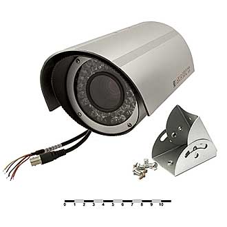 
						Видеокамера наблюдения уличная с ИК подсветкой WNK881 (ZOOM F4.3-70MM 420TVL)