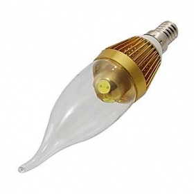 Лампа светодиодная LL77 3x1W E14 220V