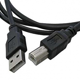 Компьютерный шнур USB-B M USB-A M 1.5m black (SZC)